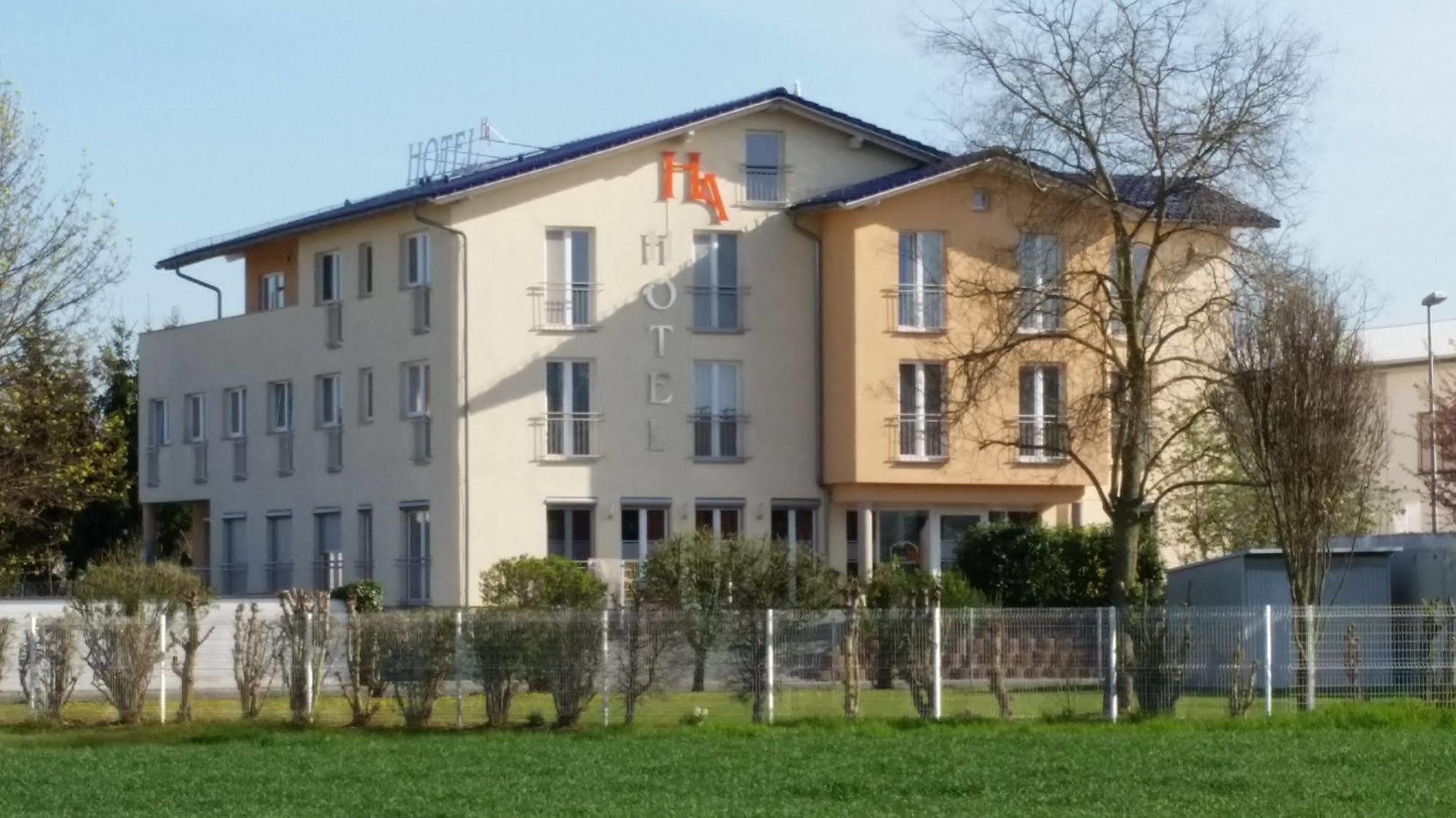 Hotel Ackermann Riedstadt Exterior foto